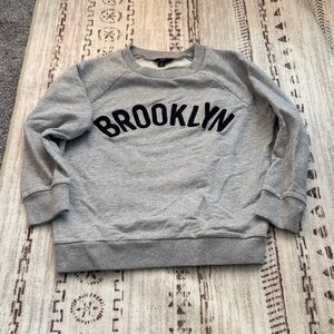 J. Crew Heather Gray Crew Neck Sweatshirt